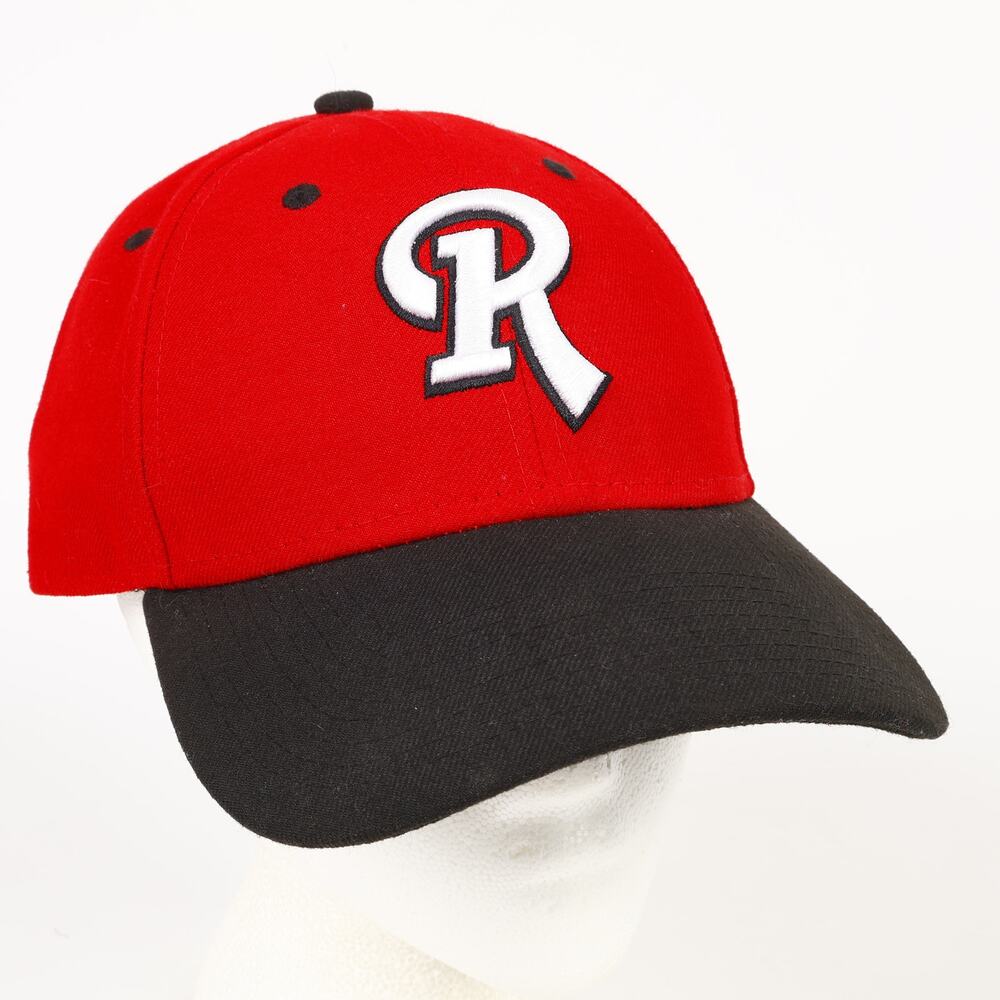 MiLB Rochester Red Wings Baseball Logo New Era 9Forty H&L Hat Red Black